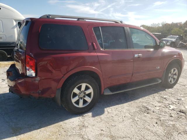 5N1AA08C19N601302 - 2009 NISSAN ARMADA SE MAROON photo 3