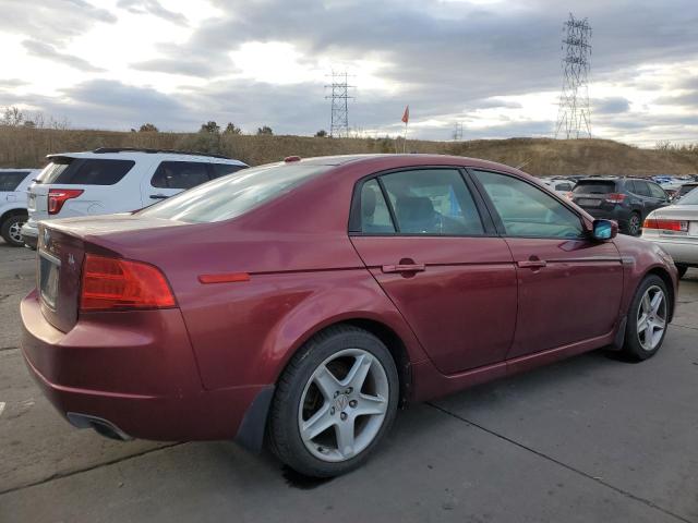 19UUA65564A037190 - 2004 ACURA TL BURGUNDY photo 3