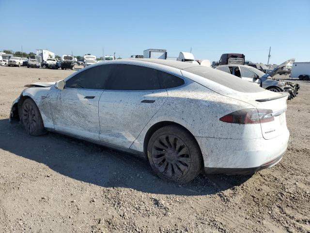 5YJSA1E12FF116338 - 2015 TESLA MODEL S WHITE photo 2