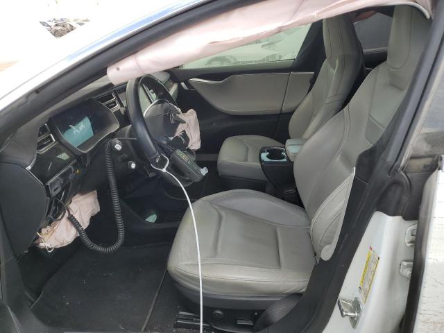 5YJSA1E12FF116338 - 2015 TESLA MODEL S WHITE photo 7