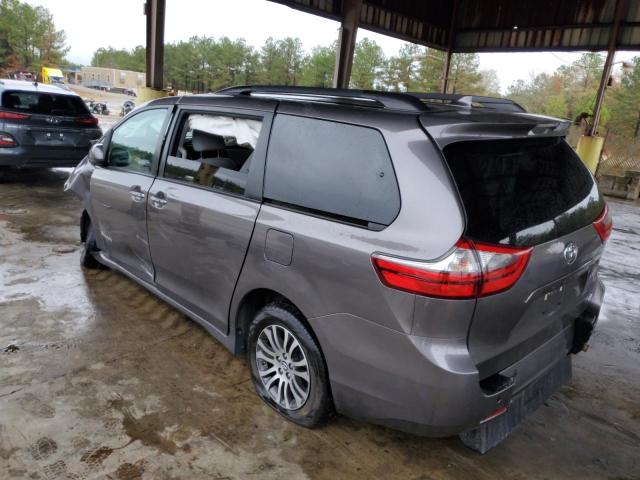 5TDYZ3DC0LS023326 - 2020 TOYOTA SIENNA XLE GRAY photo 2