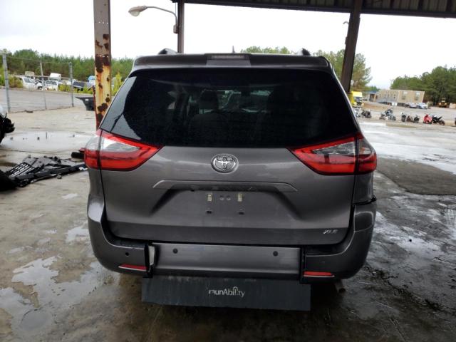 5TDYZ3DC0LS023326 - 2020 TOYOTA SIENNA XLE GRAY photo 6