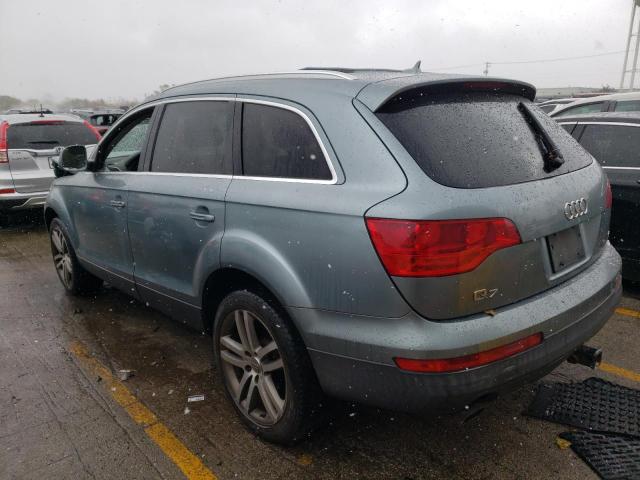 WA1BY74L37D068420 - 2007 AUDI Q7 3.6 QUATTRO PREMIUM SILVER photo 2