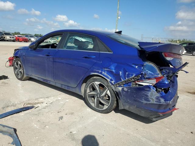 KMHLN4AJ1PU035786 - 2023 HYUNDAI ELANTRA LIMITED BLUE photo 2