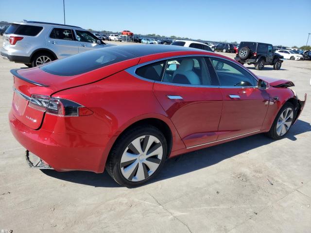 5YJSA1E46LF414879 - 2020 TESLA MODEL S წითელი ფოტო 3