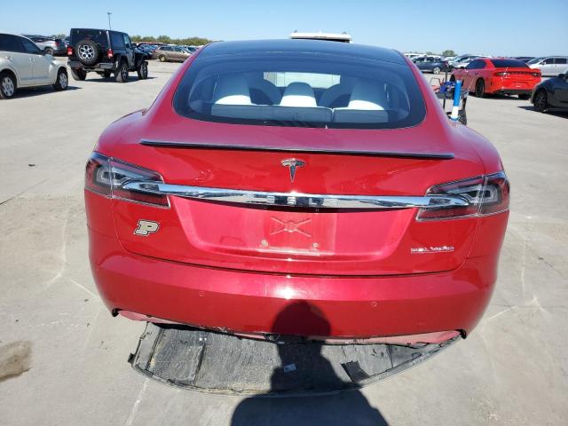 5YJSA1E46LF414879 - 2020 TESLA MODEL S წითელი ფოტო 6