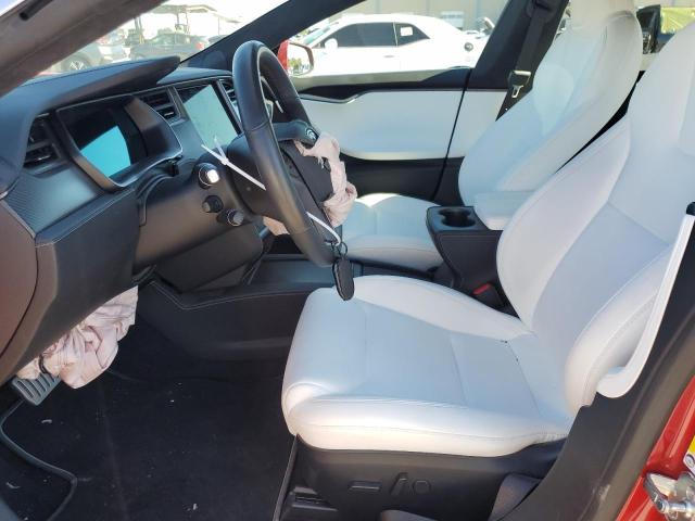 5YJSA1E46LF414879 - 2020 TESLA MODEL S წითელი ფოტო 7