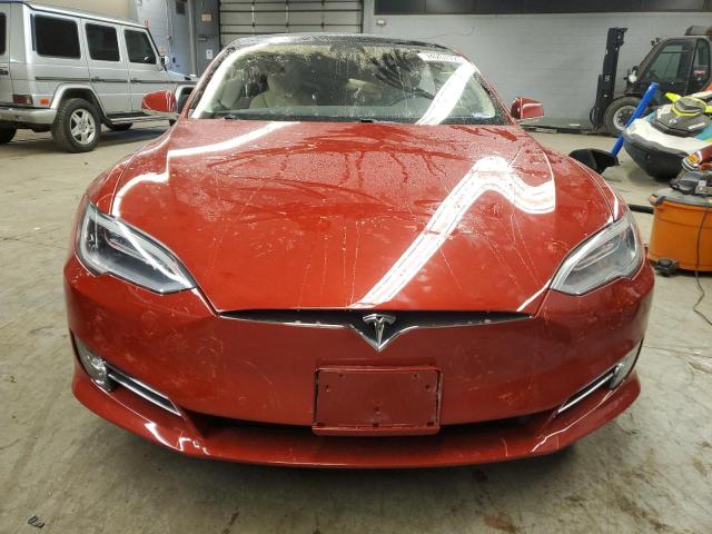 5YJSA1E45HF196537 - 2017 TESLA MODEL S წითელი ფოტო 5