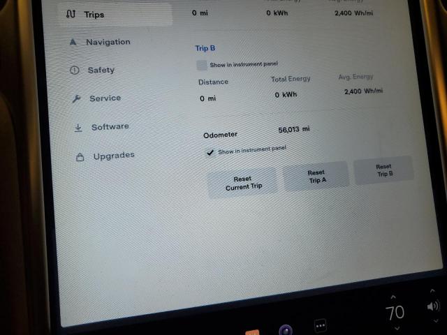 5YJSA1E45HF196537 - 2017 TESLA MODEL S წითელი ფოტო 9