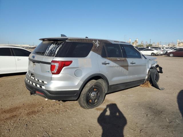 1FM5K8AR0JGA32690 - 2018 FORD EXPLORER POLICE INTERCEPTOR 银色 照片 3