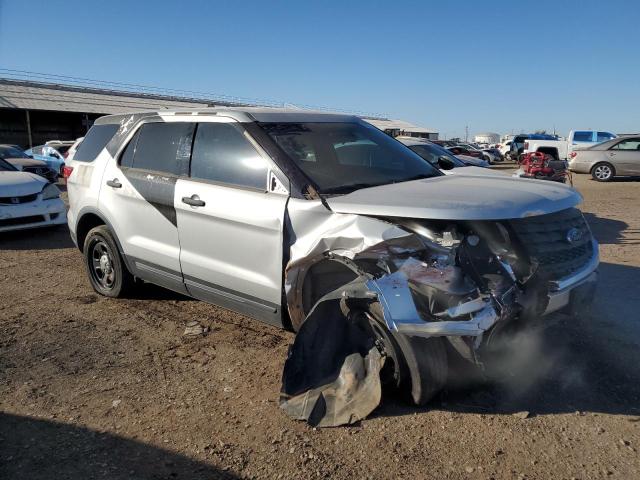 1FM5K8AR0JGA32690 - 2018 FORD EXPLORER POLICE INTERCEPTOR 银色 照片 4