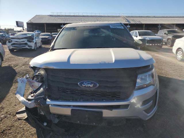 1FM5K8AR0JGA32690 - 2018 FORD EXPLORER POLICE INTERCEPTOR 银色 照片 5