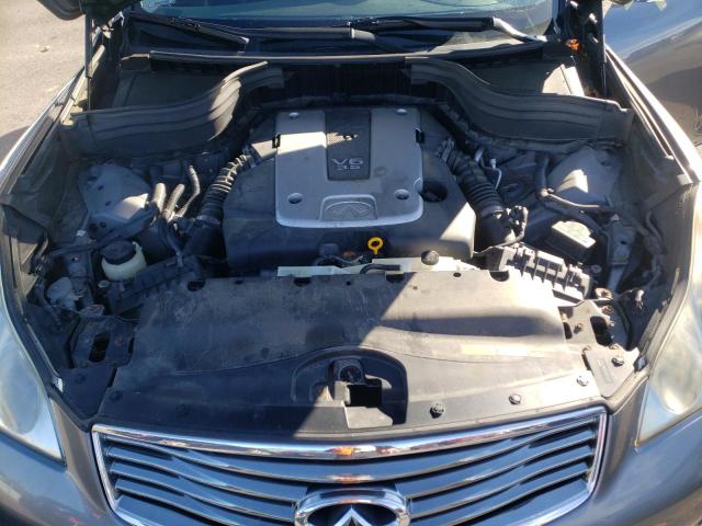 JN1AJ0HR0BM854604 - 2011 INFINITI EX35 BASE Մոխրագույն լուսանկար 11