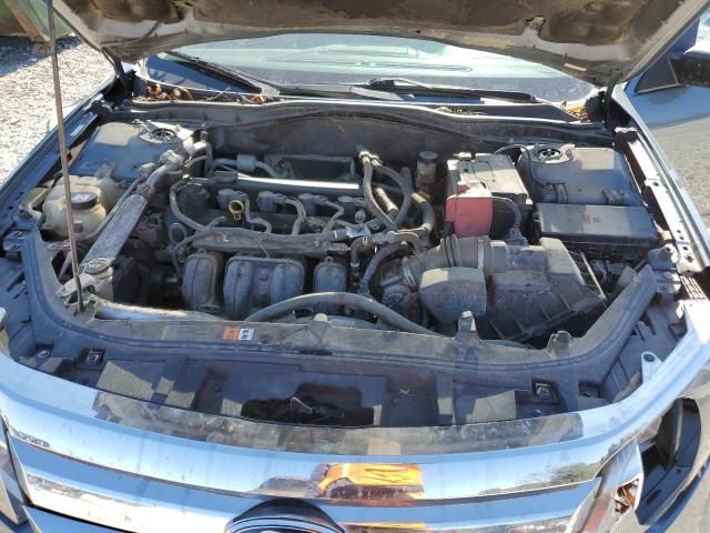 3FAHP0HA6BR337180 - 2011 FORD FUSION SE BLUE photo 11