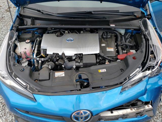 JTDKARFU4L3121749 - 2020 TOYOTA PRIUS L BLUE photo 11