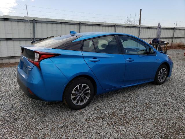 JTDKARFU4L3121749 - 2020 TOYOTA PRIUS L BLUE photo 3