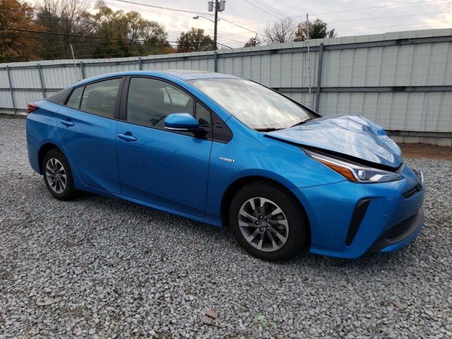 JTDKARFU4L3121749 - 2020 TOYOTA PRIUS L BLUE photo 4