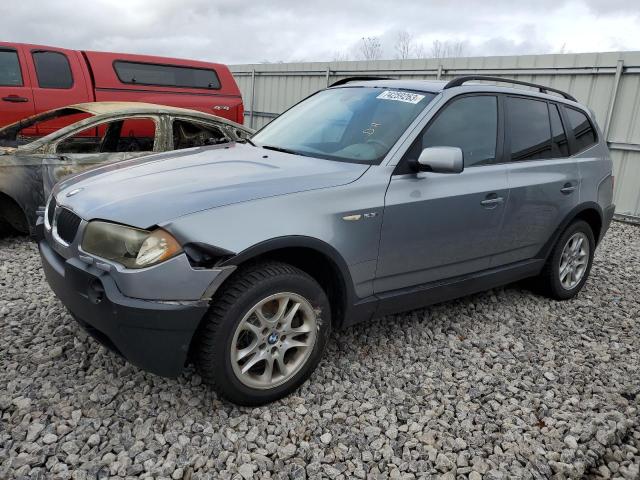 WBXPA73414WC43148 - 2004 BMW X3 2.5I SILVER photo 1