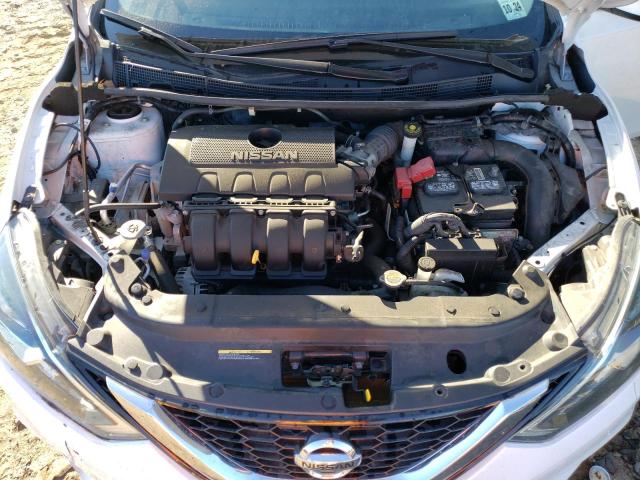 3N1AB7AP9KY398730 - 2019 NISSAN SENTRA S WHITE photo 11