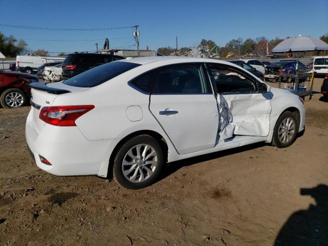 3N1AB7AP9KY398730 - 2019 NISSAN SENTRA S WHITE photo 3