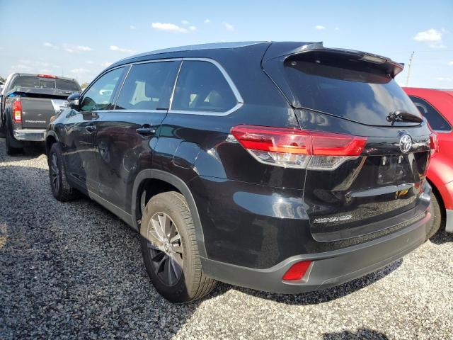 5TDKZRFH6KS568186 - 2019 TOYOTA HIGHLANDER SE BLACK photo 2