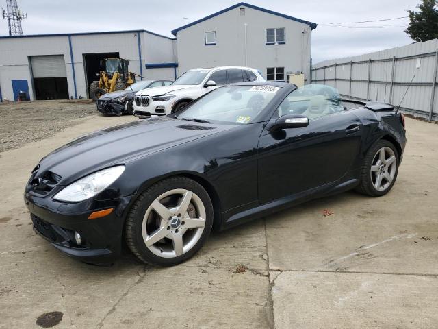 WDBWK56F77F148164 - 2007 MERCEDES-BENZ SLK 350 BLACK photo 1