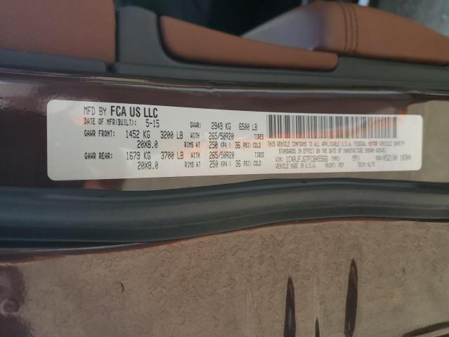 1C4RJFJG7FC845566 - 2015 JEEP GRAND CHER SUMMIT ყავისფერი ფოტო 14