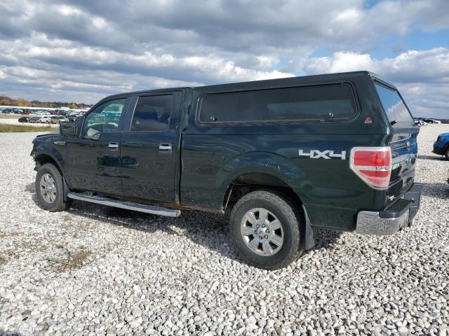 1FTFW1EF3CFC54654 - 2012 FORD F150 SUPERCREW GREEN photo 2