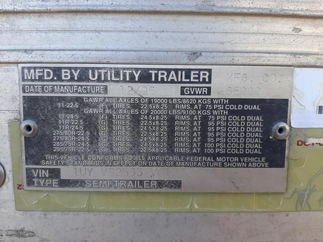1UYVS2533VC177406 - 1997 UTILITY TRAILER WHITE photo 8