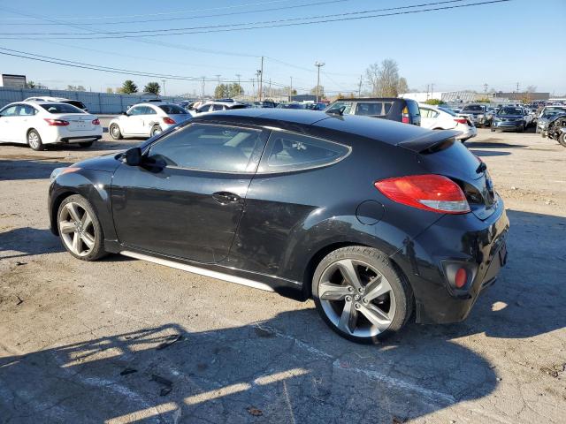 KMHTC6AE9DU118110 - 2013 HYUNDAI VELOSTER TURBO BLACK photo 2