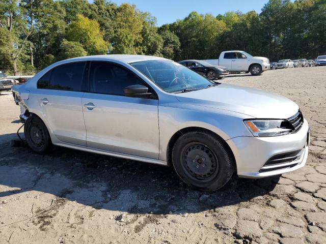 3VW2K7AJ2FM323729 - 2015 VOLKSWAGEN JETTA BASE SILVER photo 4