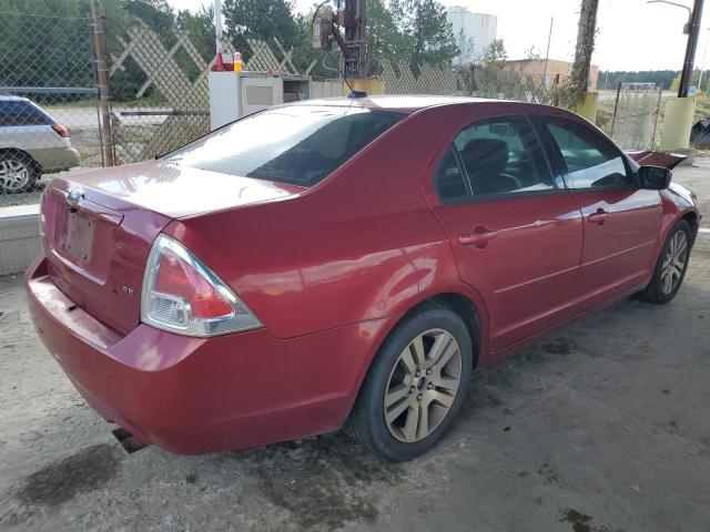 3FAHP07Z87R191251 - 2007 FORD FUSION SE BURGUNDY photo 3