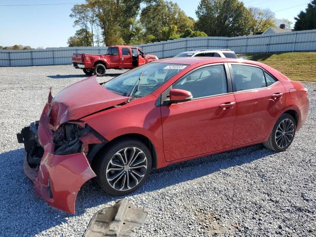 2T1BURHE0EC169157 - 2014 TOYOTA COROLLA L RED photo 1