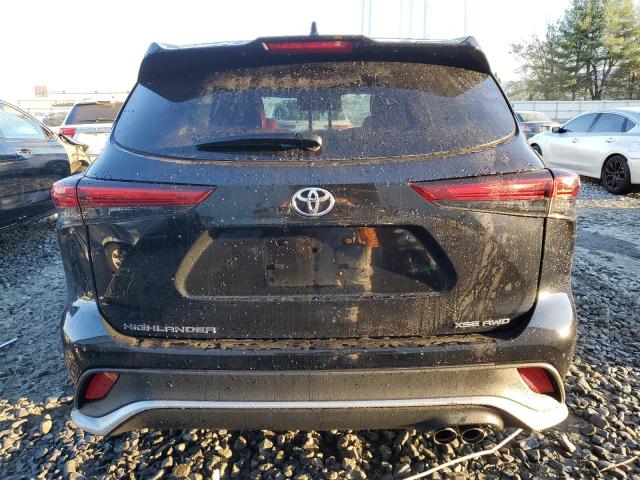 5TDLZRBHXNS225864 - 2022 TOYOTA HIGHLANDER XSE BLACK photo 6