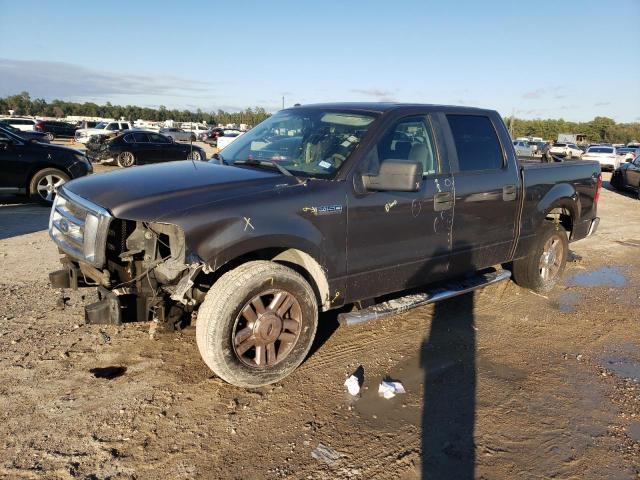 1FTRW12W07KD55889 - 2007 FORD 150 SUPERCREW GRAY photo 1