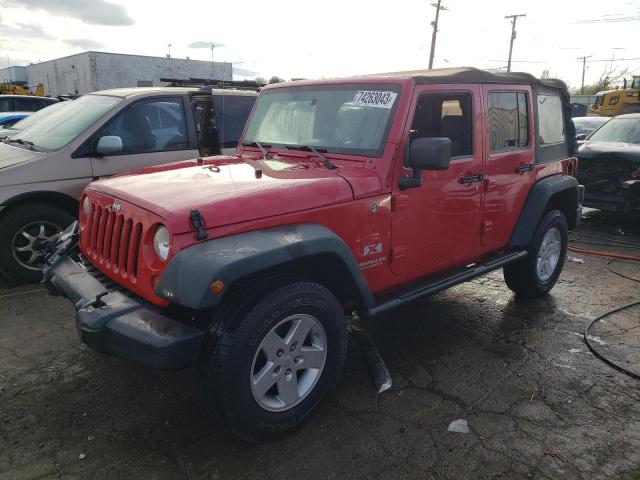 1J4GA39108L568603 - 2008 JEEP WRANGLER U X RED photo 1