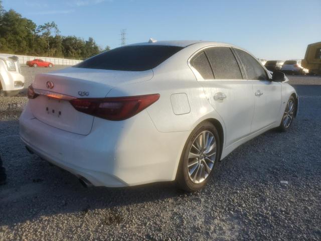 JN1EV7AP9JM350932 - 2018 INFINITI Q50 LUXE WHITE photo 3