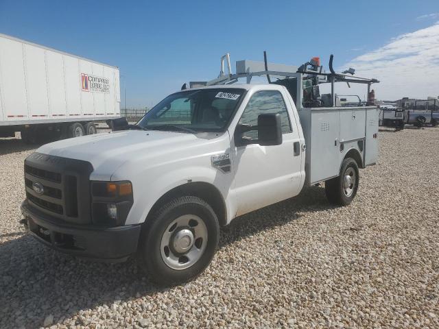 1FDSF30548EC32678 - 2008 FORD F350 SRW SUPER DUTY WHITE photo 2