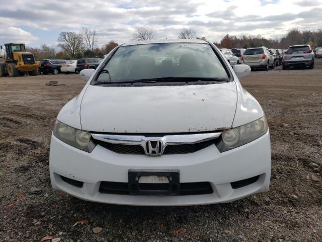 JHMFA3F24BS000087 - 2011 HONDA CIVIC HYBRID WHITE photo 5