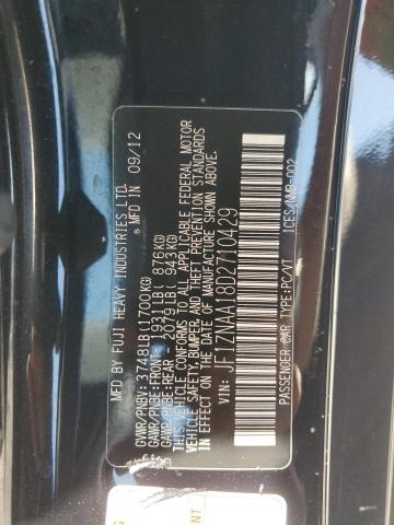 JF1ZNAA18D2710429 - 2013 TOYOTA SCION FR-S BLACK photo 12