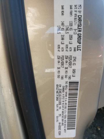 2C4RC1BG1ER163896 - 2014 CHRYSLER TOWN & COU TOURING 米色 照片 13