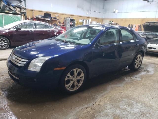 3FAFP07Z36R243164 - 2006 FORD FUSION SE BLUE photo 1