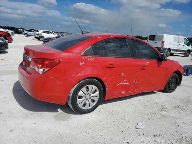 1G1PA5SHXF7229533 - 2015 CHEVROLET CRUZE LS RED photo 3