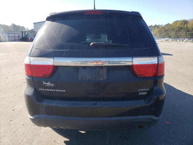 1C4RDHDG1DC616506 - 2013 DODGE DURANGO CREW BLACK photo 6