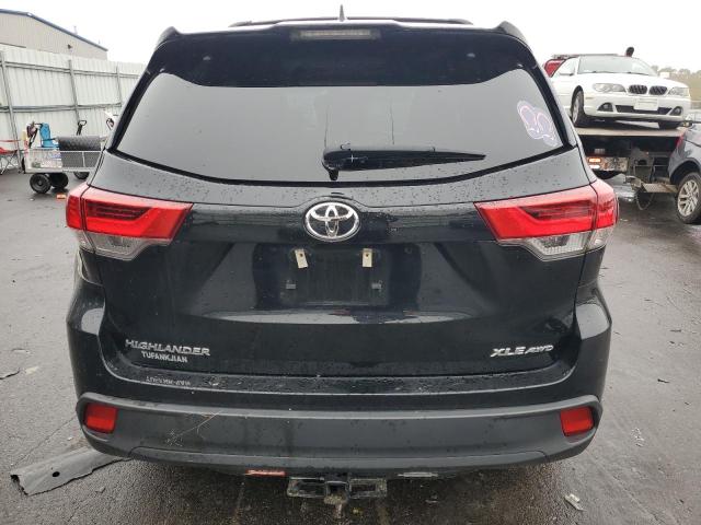 5TDJZRFH8KS619246 - 2019 TOYOTA HIGHLANDER SE BLACK photo 6