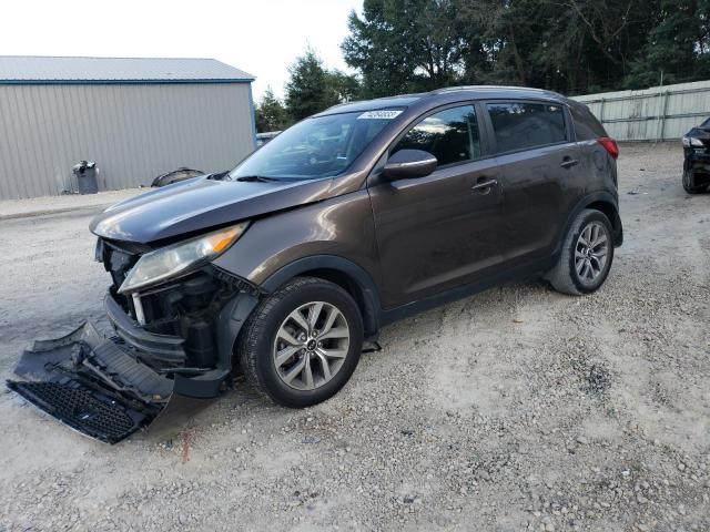 KNDPB3AC2E7547367 - 2014 KIA SPORTAGE BASE BROWN photo 1