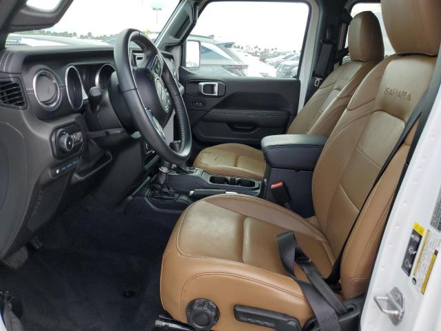 1C4JJXP69MW676602 - 2021 JEEP WRANGLER U SAHARA 4XE WHITE photo 7