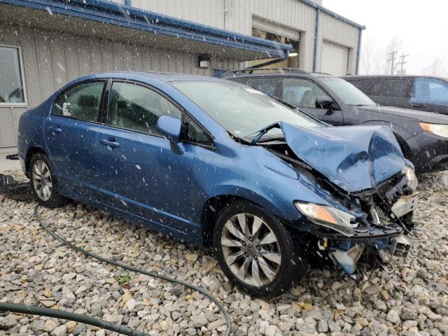 19XFA16869E002009 - 2009 HONDA CIVIC EX BLUE photo 4