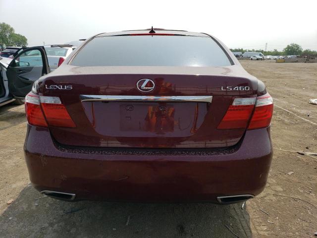 JTHBL46F875010094 - 2007 LEXUS LS 460 RED photo 6