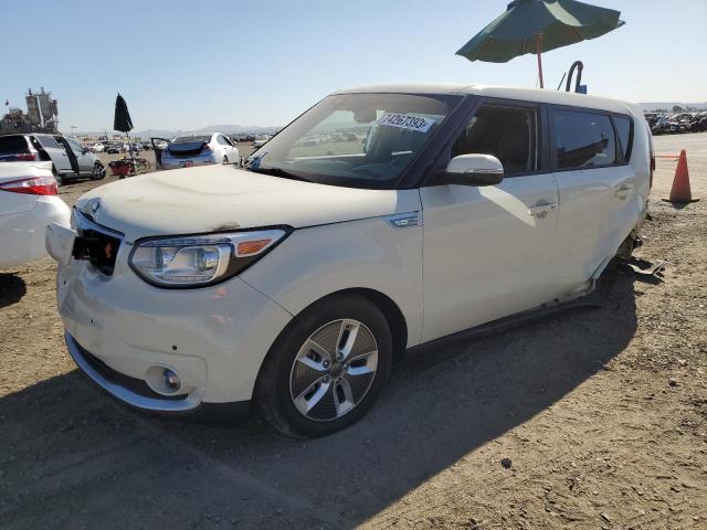 KNDJX3AE3H7020533 - 2017 KIA SOUL EV + WHITE photo 1